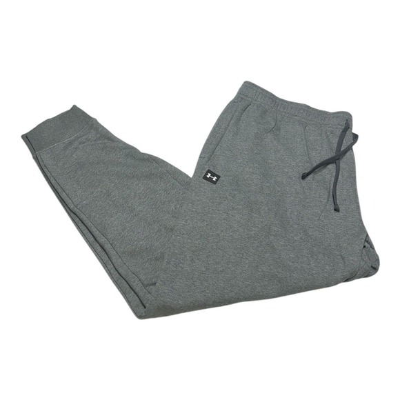 Under Armour Rival‎ Fleece Joggers Men's Size 4XLT Gray Big & Tall Sweat Pants - Picture 1 of 8